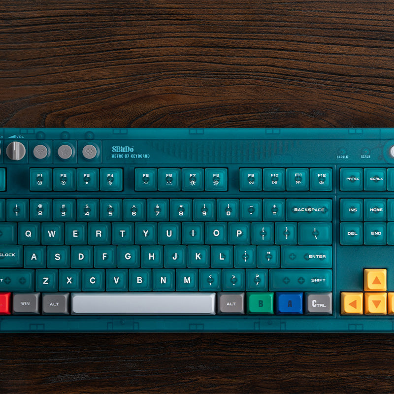 8BitDo Retro 87 Keyboard - Clear Blue (Ships on Aug 14. 2026)