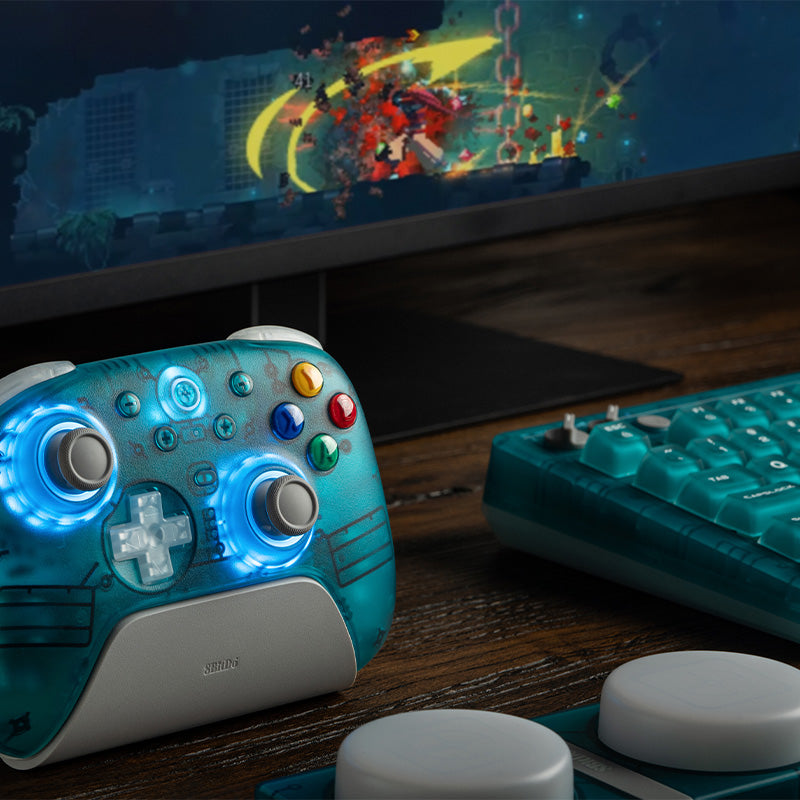 8BitDo Ultimate 2 Wireless Controller - Clear Blue